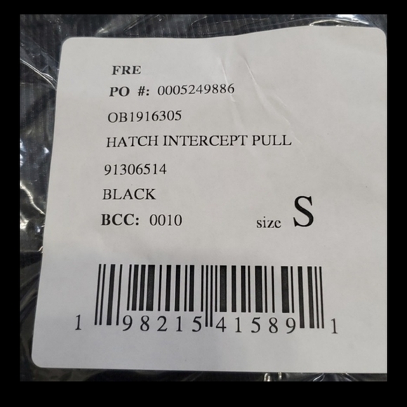 FP MVMT x Hatch Black Intercept Pullover Oversized Sweatshirt Size Small - Picture 11 of 12